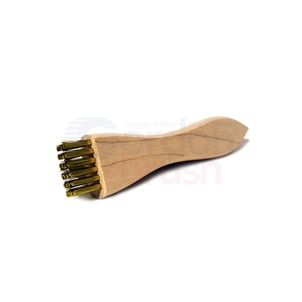 Cepillo aplicador con mango de madera y cerdas de latón de 2 x 6 hileras de 0.006" - WA12BG-12 de Gordon Brush