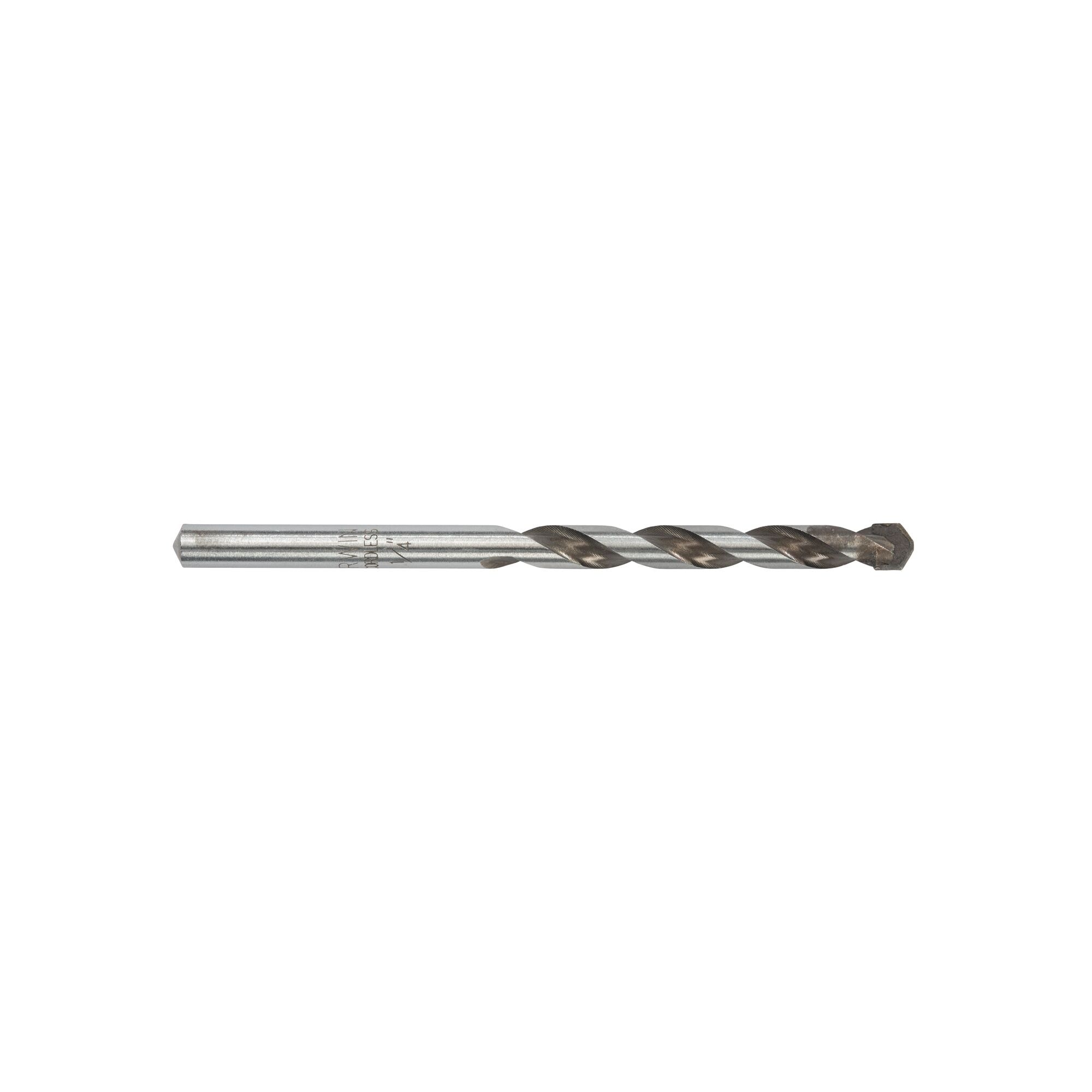 Broca para mampostería de carburo IRWIN Multi-Material 1/4 pulgadas x 4 pulgadas para taladro rotativo 4935108