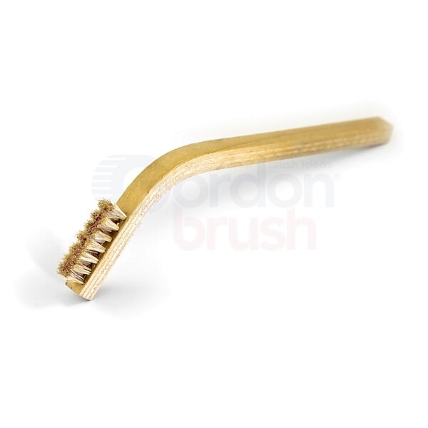 Cepillo Gordon Brush de cerdas de crin y mango doblado de 60°, 3 x 7 hileras - 60HHG-12