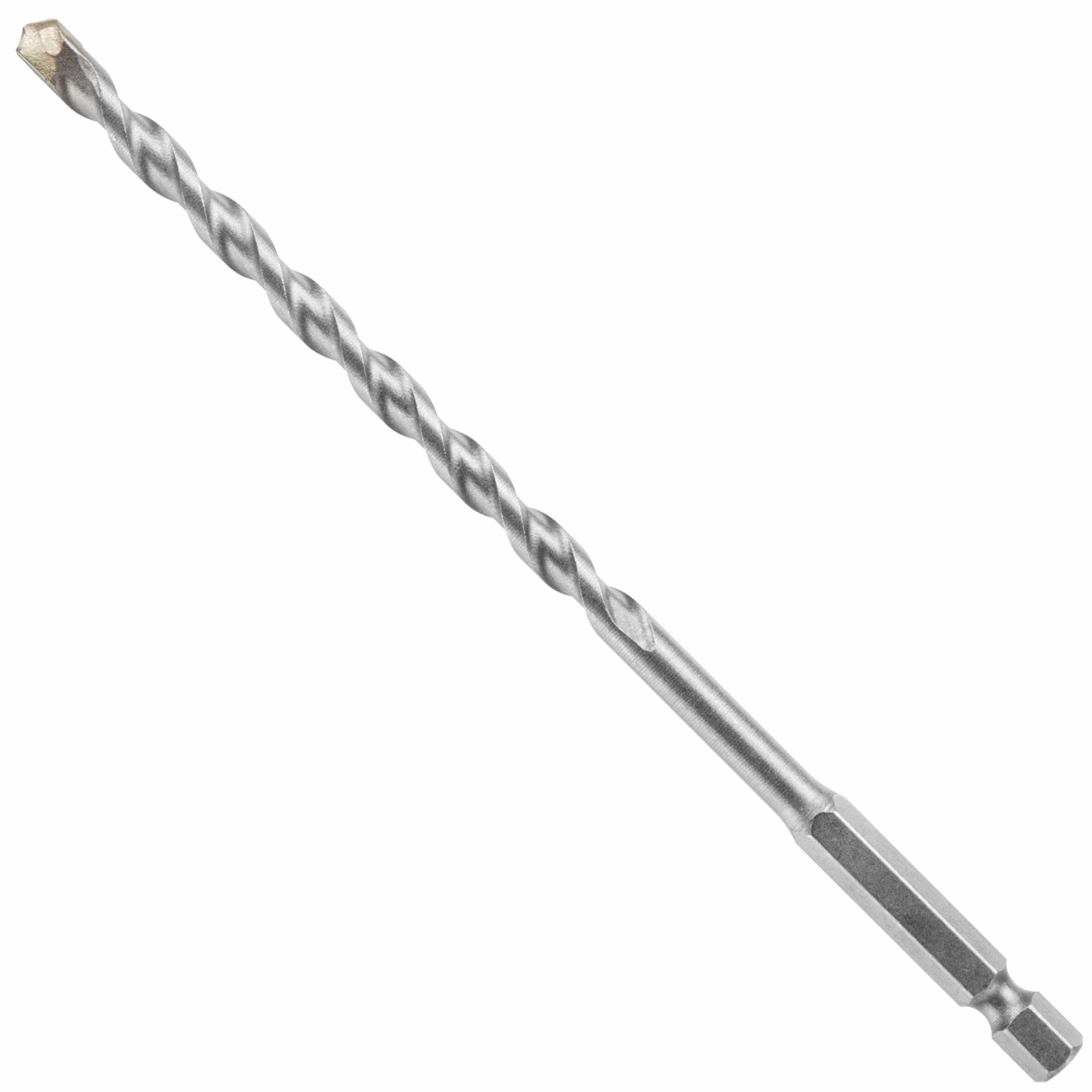 Broca para taladro de percusión de acero de alta velocidad Bosch Impact Tough 7/32 pulgadas x 6 pulgadas LBHX020 para taladro de martillo.