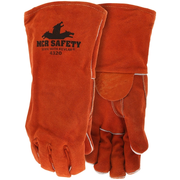Guantes de seguridad Mcr, 4320 Soldadores solo mano izquierda 24 cada uno / docena, 24PK - 4320LH
