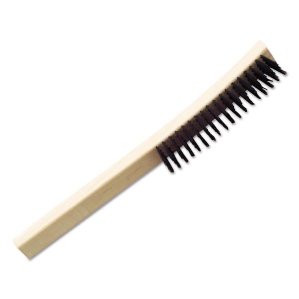 Cepillo para desbarbar cables NSN Wire Deburring Brush 13.75 in. con cerdas de 1.12 in. de acero con madera - ST3194177