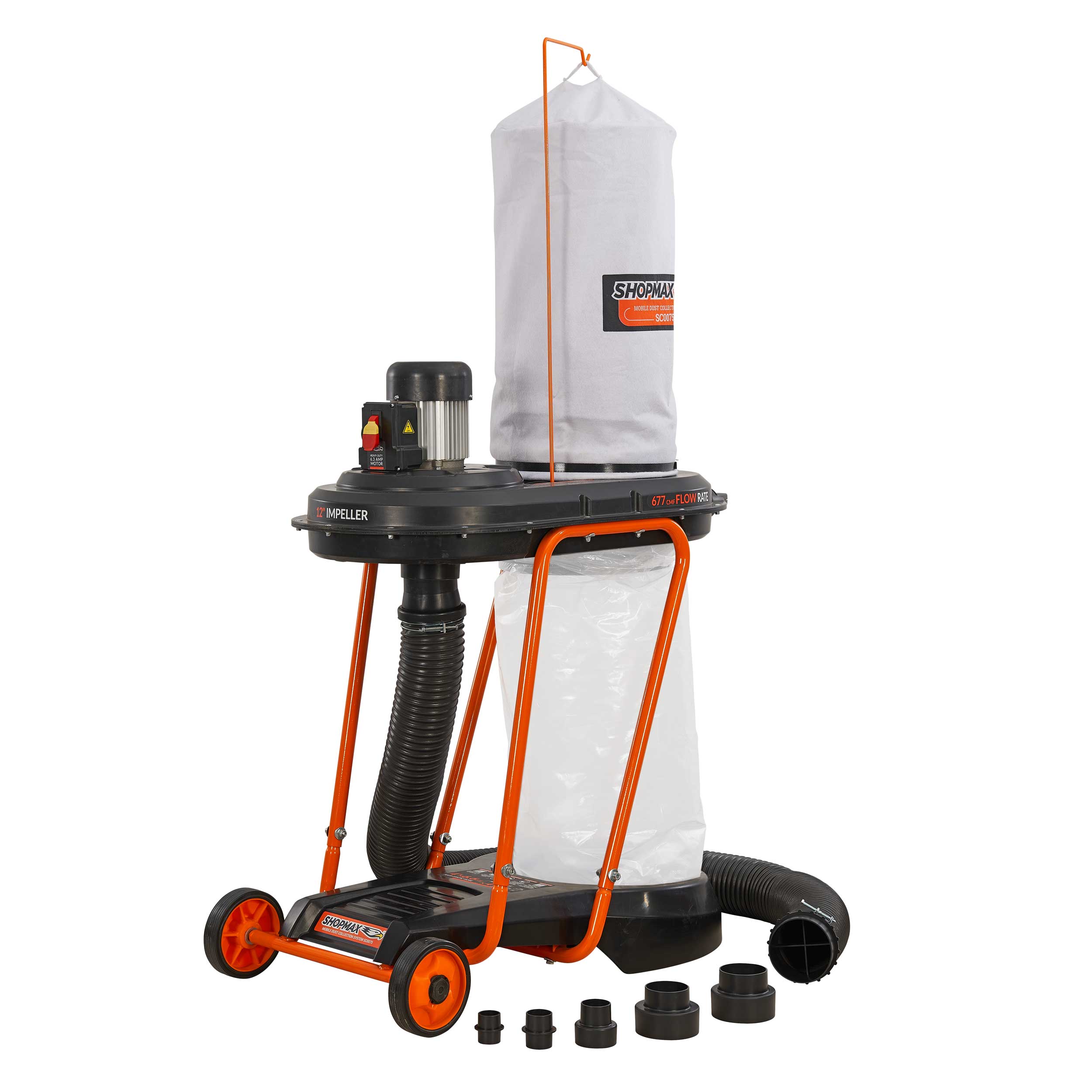 Recolector de polvo seco Shopmax SC0075 de 20 galones con filtro de poliéster SC0075