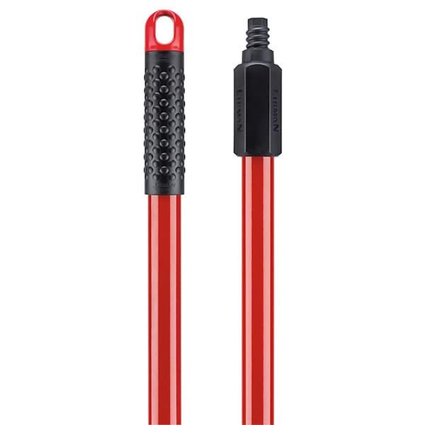 Cepillo para juntas y limpieza Libman Libman 10 pulgadas con cerdas rígidas y mango de acero giratorio de 60 pulgadas - 1559