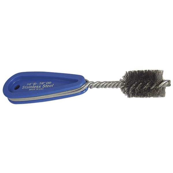 Cepillo para plomería Schaefer Brush, Mango de 3 1/2 pulgadas, Cerdas de 1 1/4 pulgadas, Color Plateado, Polipropileno, 6 5/8 pulgadas de longitud total - 00948-1GS