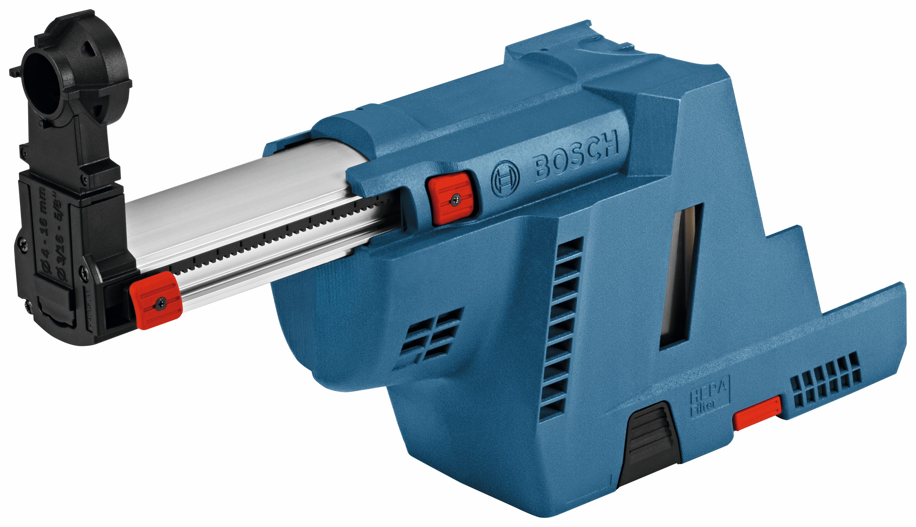 Colector de polvo seco Bosch de 18 voltios y 33 onzas con filtro HEPA GDE18V-16
