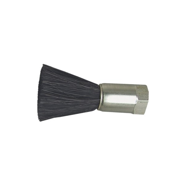 Cepillo de flujo a través de hilo hembra con orificio de .125", relleno de pelo de cabra de 1" D de Gordon Brush - 901716G