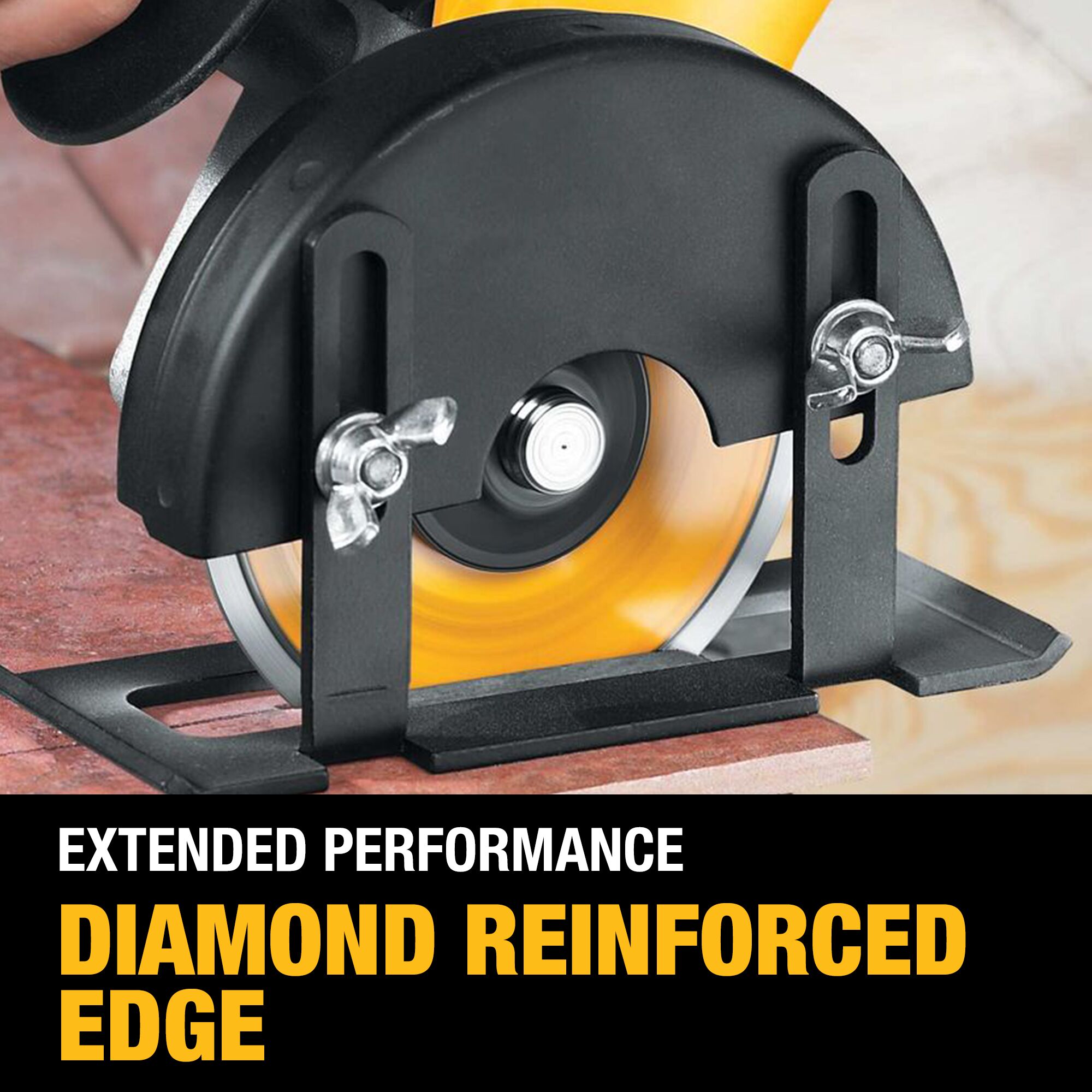 Rueda de muela de rectificado de diamante DEWALT 4 pulgadas con arbor de diamante - Grit DW4729