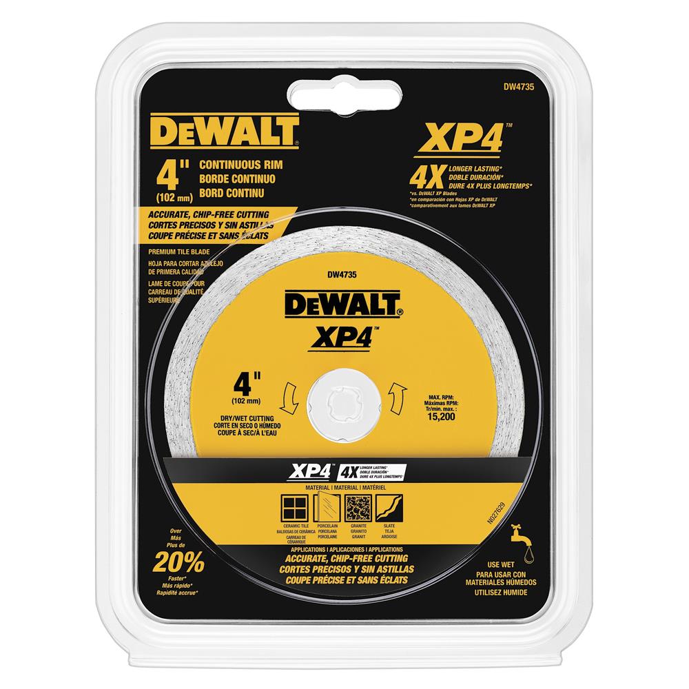 Disco de desbaste DEWALT de 4 pulgadas con arbor de diamante - Grit Grinding Wheel DW4735