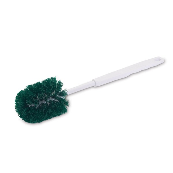 Cepillo para tazón Malish, en espiral, 15 pulgadas, verde, cepillo de 15 pulgadas de largo, verde, plástico - 55010SP