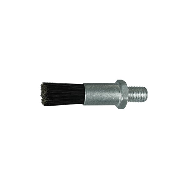 Cepillo Gordon Brush 1" D Body, Relleno de Pelo de Cabra, .125" Orificio, Rosca Macho, Cepillo de Flujo - 901715G