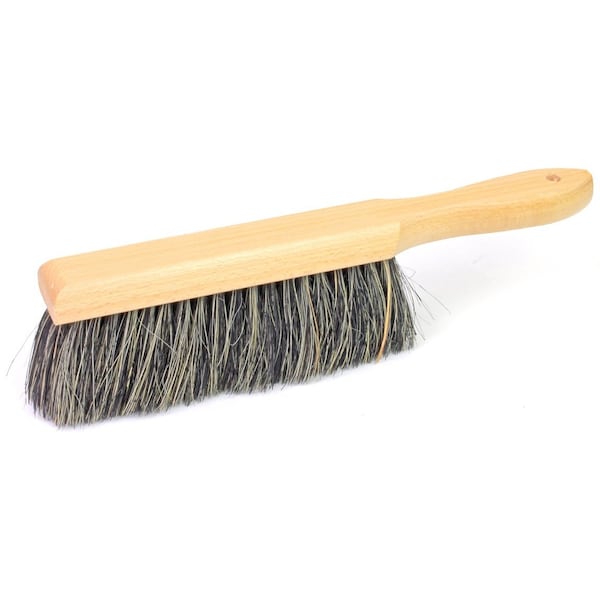El Cepillo Man 8 pulgadas, Cepillo de Mostrador, Bloque Sintético, Tampico Gris Grueso - CB84