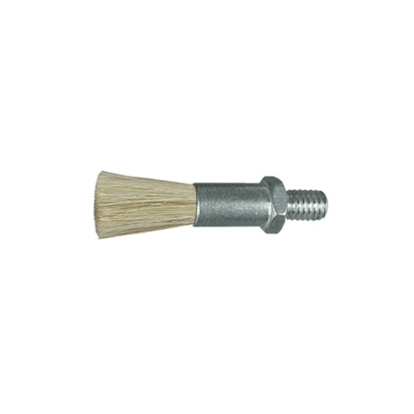 Cepillo de flujo a través de hilo macho de cuerpo de 5/8" D Horsehair Fill .093" orificio - 901714HH de Gordon Brush