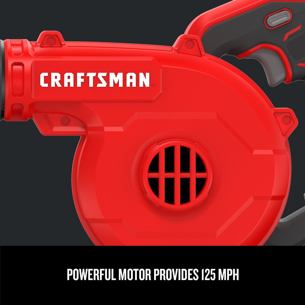 Soplador para sitio de trabajo CRAFTSMAN V20 de 20 voltios máx, modelo CMCBL0100B