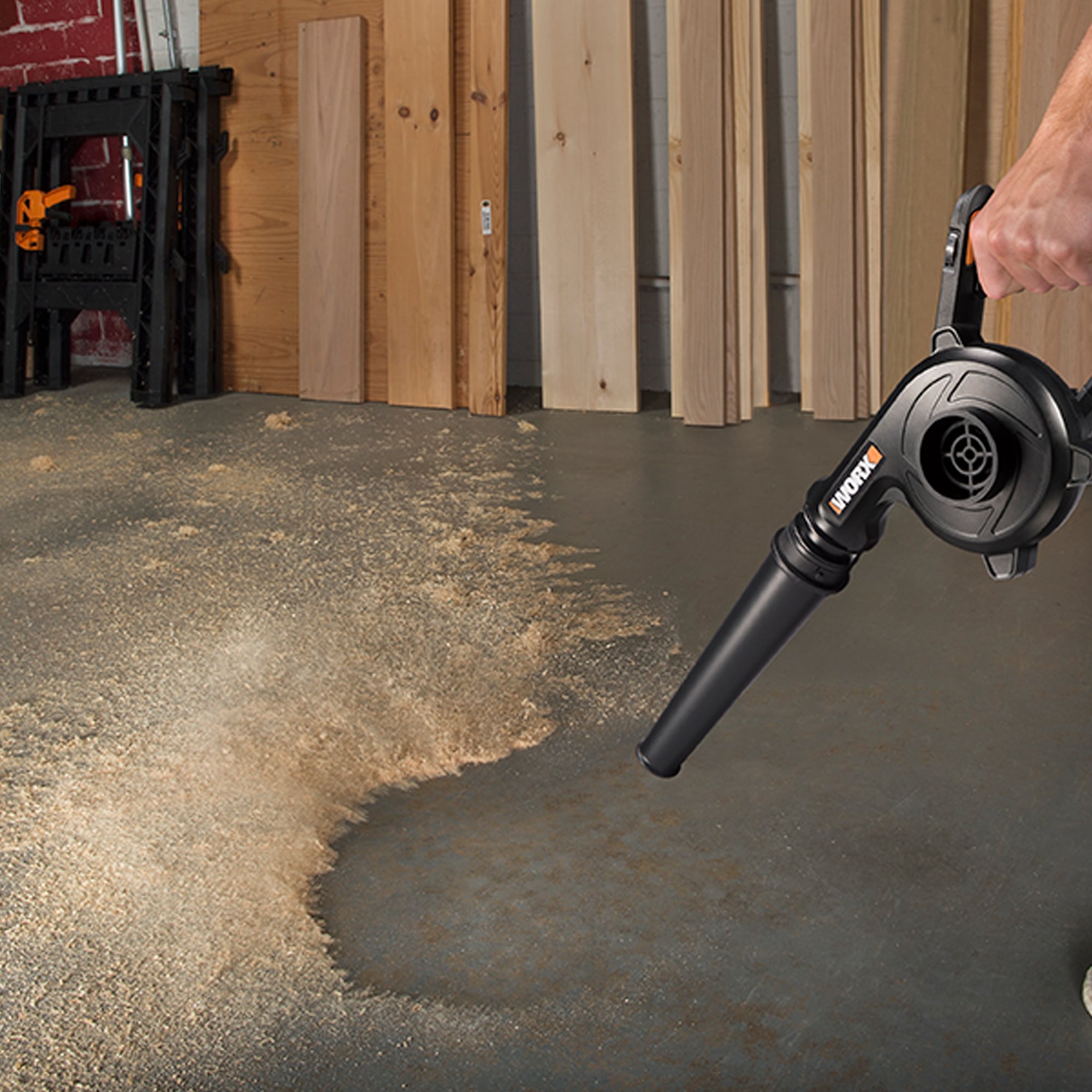 Soplador para obras con batería WORX Power Share de 20 voltios WX094L.9