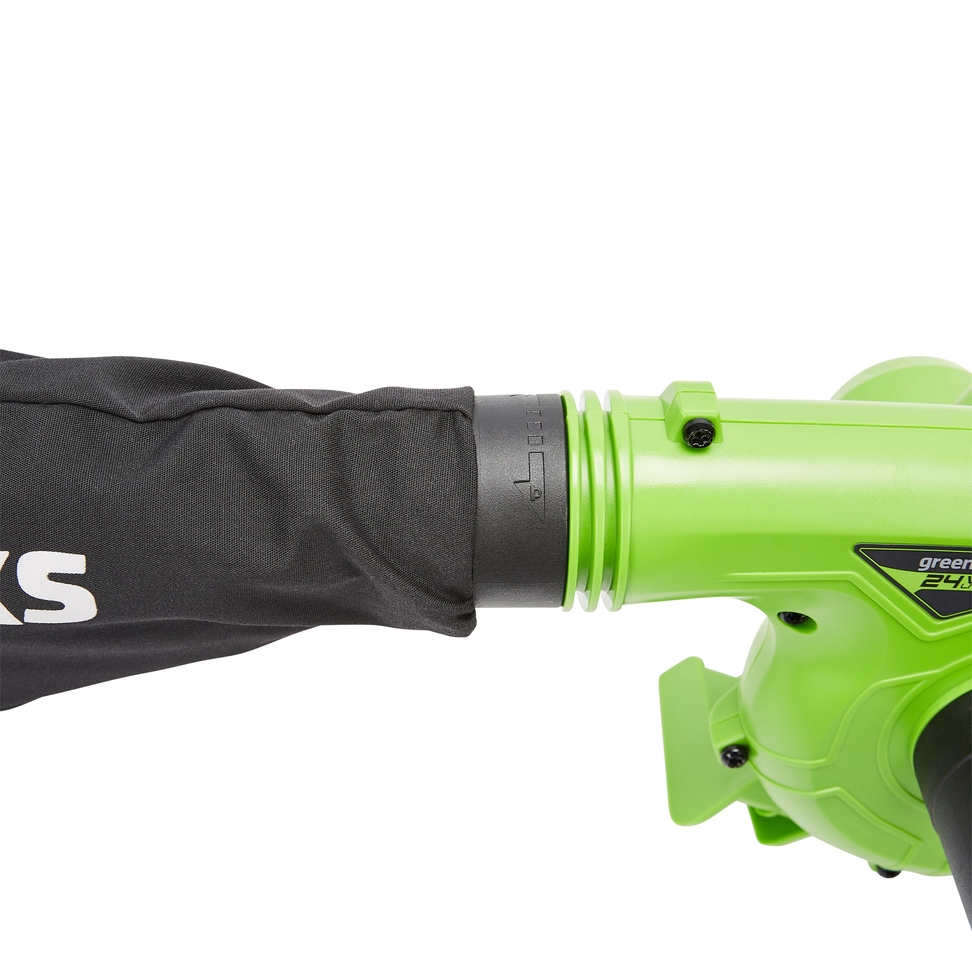 Soplador Greenworks de 24 voltios para obras SBL24B00