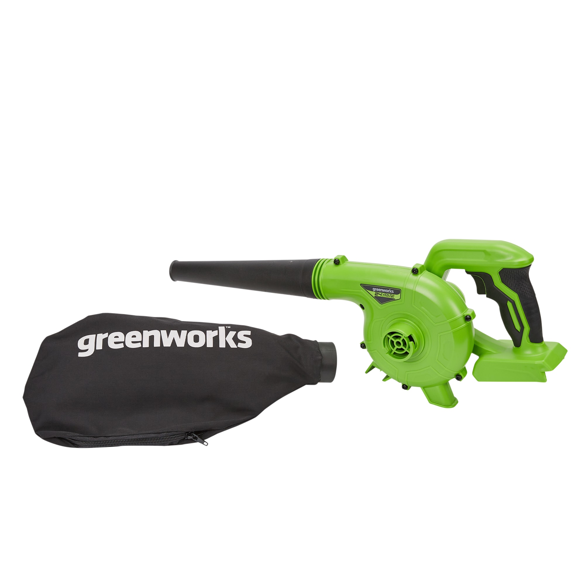 Soplador Greenworks de 24 voltios para obras SBL24B00
