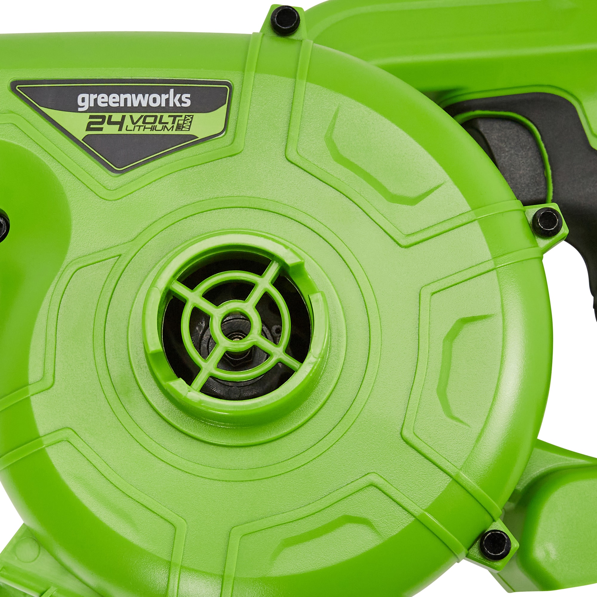 Soplador Greenworks de 24 voltios para obras SBL24B00