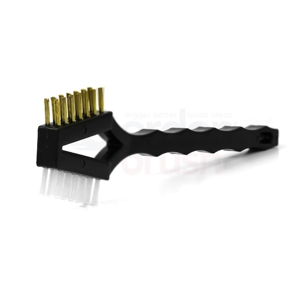 Brochas de pelo de caballo de espiral simple de un solo tallo de 3/4" D y 8-1/2" de longitud Gordon Brush con el modelo 221BN.