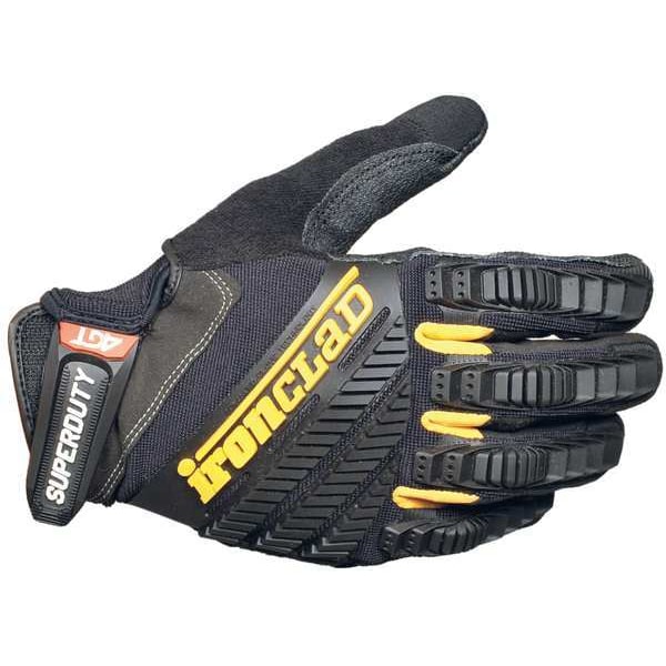 Guantes Mecánicos Ironclad Performance Wear, XL, Negro, Nylon/Spandex/TPR ExoFlex(TM) - SDG2-05-XL