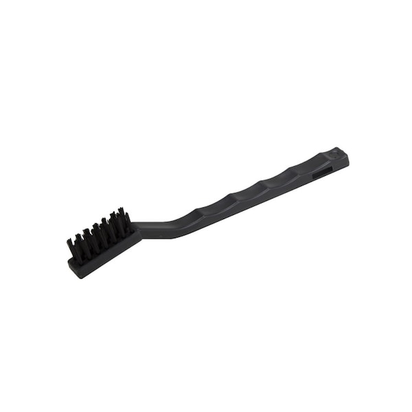 Cepillo de alambre mini Prosource, cerdas de nailon, cerdas negras, cepillo de 1/4 pulgadas de ancho, 7 pulgadas de longitud total, color negro - PB-57130-N3L