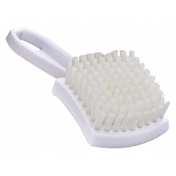 Brocha Tanis Brush, Grande, Mango de Plástico, Nylon .016, Mango de 5-7/8 pulgadas de largo, Cerdas de 3 pulgadas de largo, Natural, Plástico - 00512