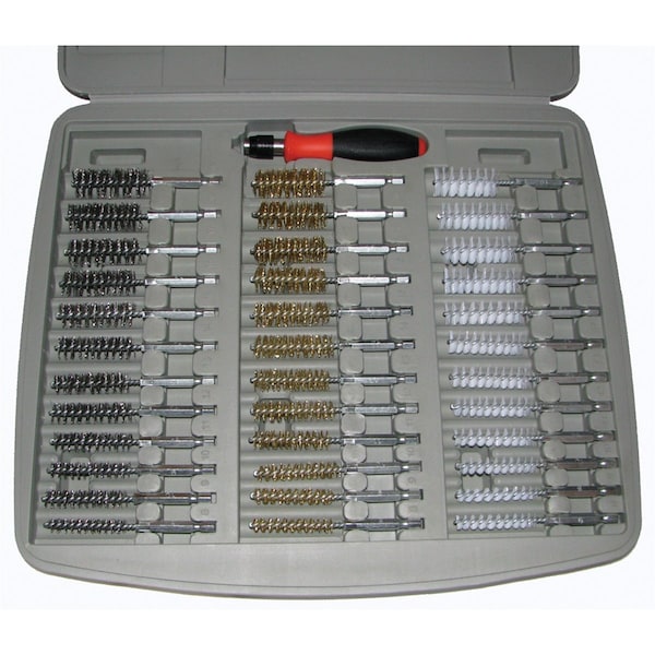Set de cepillos para barrenos de Innovative Products Of America con mango de 1/4", 36 piezas - 8001D