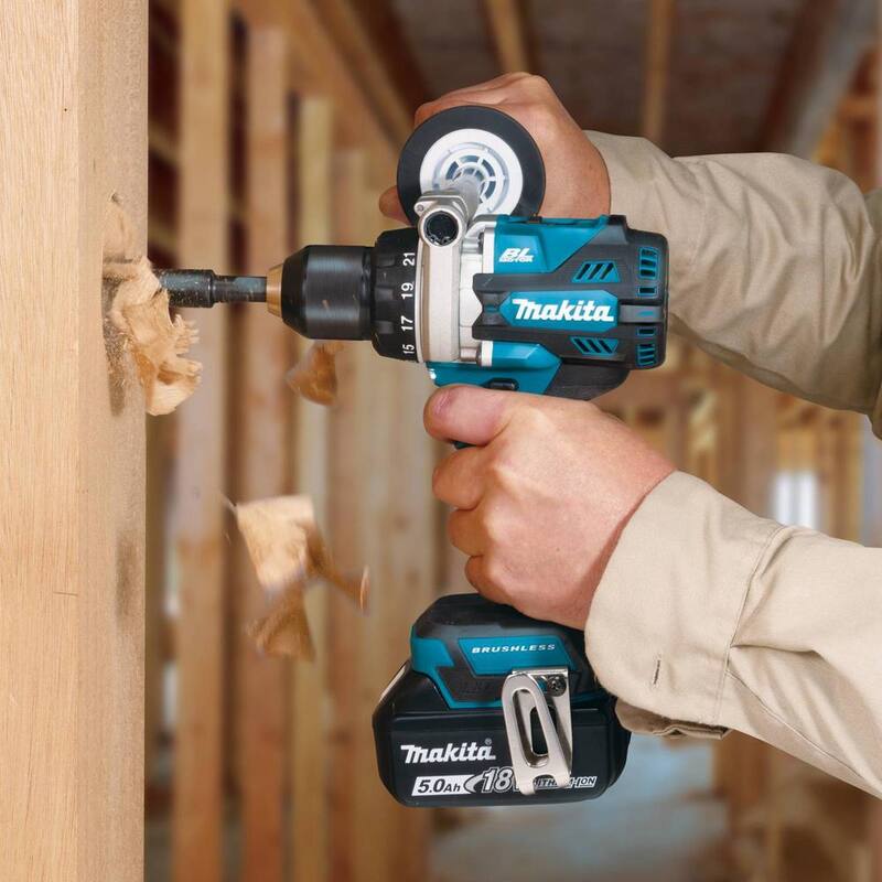 Kit de destornillador-taladro inalámbrico sin escobillas de iones de litio LXT de 18V de Makita (5.0Ah) - XFD14T