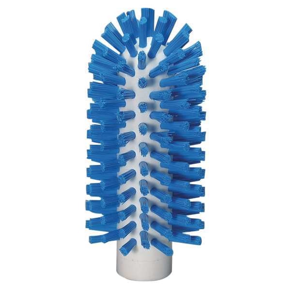 Cepillo para tubos y tuberías Vikan 2 3/8 pulgadas, rígido, mango en L no aplicable, cepillo de 5 1/2 pulgadas, azul - 5380633
