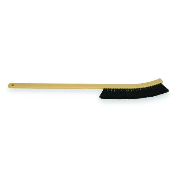Cepillo de radiador Tough Guy de 1 pulgada, con mango de 15 pulgadas, cerdas de 10 pulgadas, color negro, de plástico, longitud total de 24 pulgadas - 1VAG9