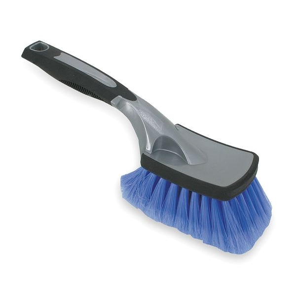 
Cepillo para lavado de autos Tough Guy, mango de 6 1/2 pulgadas de largo, color morado, de polipropileno y caucho termoplástico, 10 pulgadas de largo en total - 2ZPA8