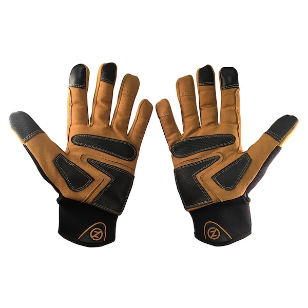 Guante de trabajo Universal-Fit Dura Palm Zero Friction, color beige/negro - WG100003