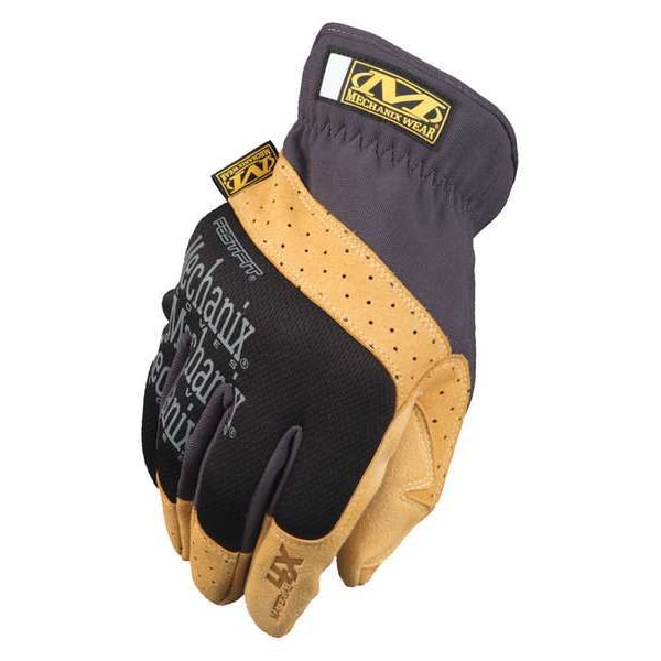 Guantes de mecánico Mechanix Wear, S, café/negro, ajuste anatómico Trek Dry(R) - MF4X-75-008