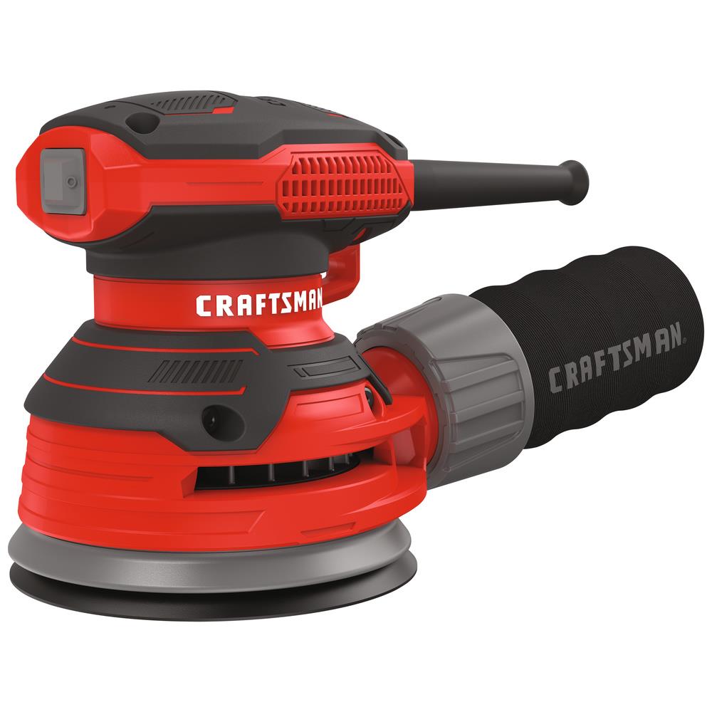 Pulidora orbital aleatoria CRAFTSMAN de 120.0 voltios y 3.0 amperios con manejo de polvo CMEW231