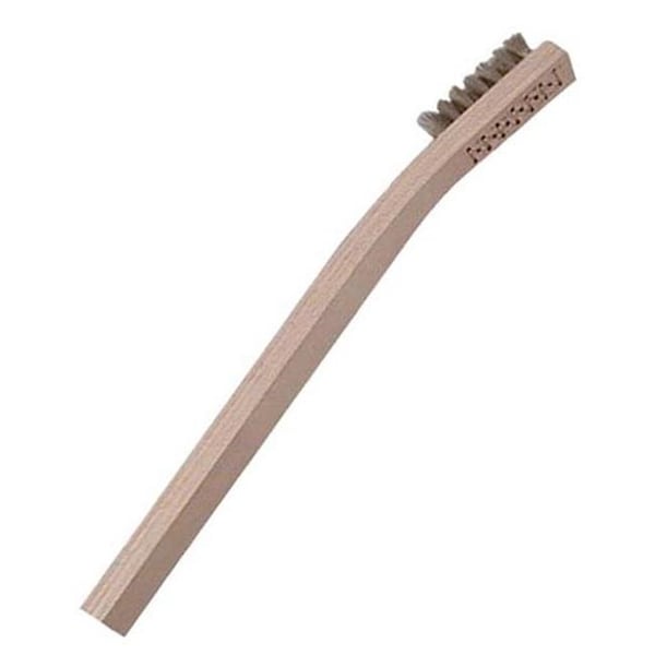 Brocha para rayar de acero inoxidable y madera contrachapada Gordon Brush 15SS-003G; 3 x 7; .003; paquete de 50 - 15SS-003G