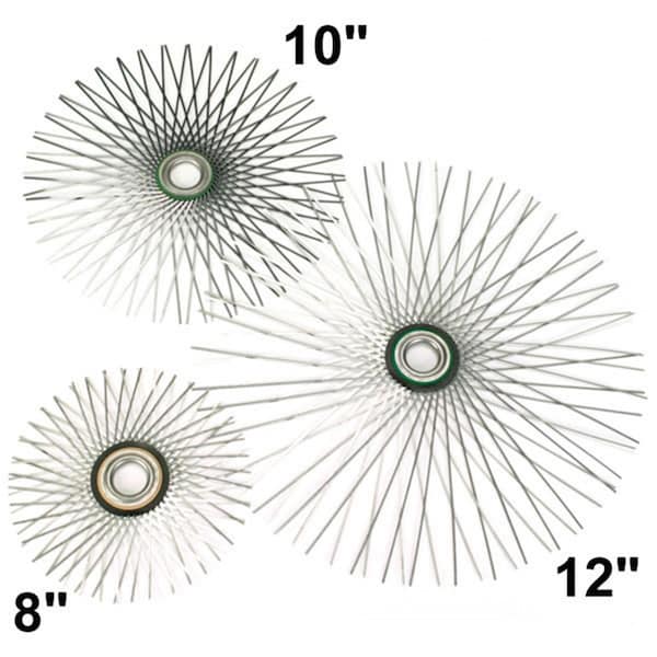 Cepillo plano de alambre de estrella de 8 pulgadas Wohler Usa #1283 para Viper para conducto de 6 pulgadas - PE2211572 de Perfectpillows