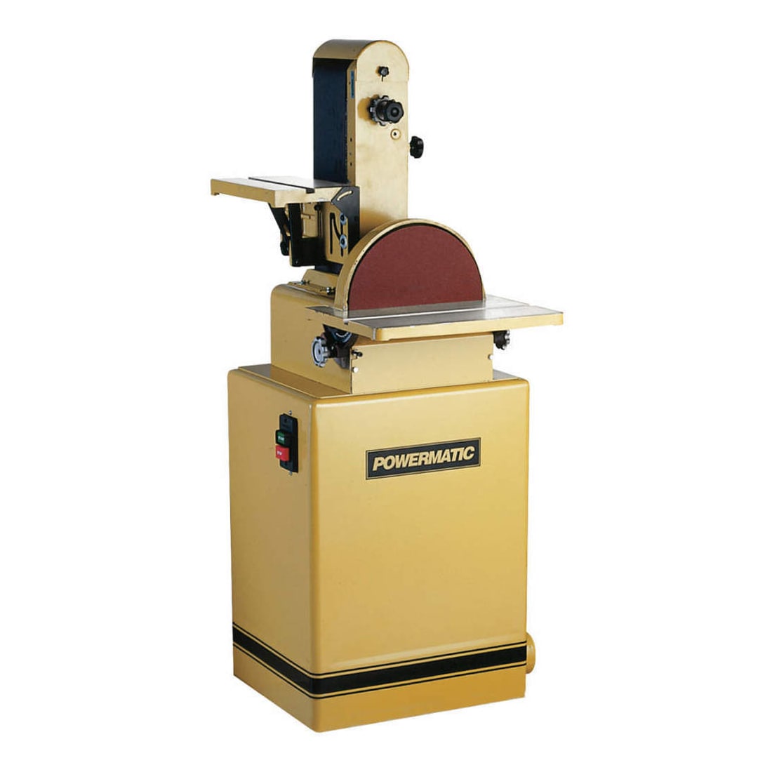 Pulidora de disco Powermatic 31A de 230 voltios y 7 amperios con administración de polvo PM9-1791292K