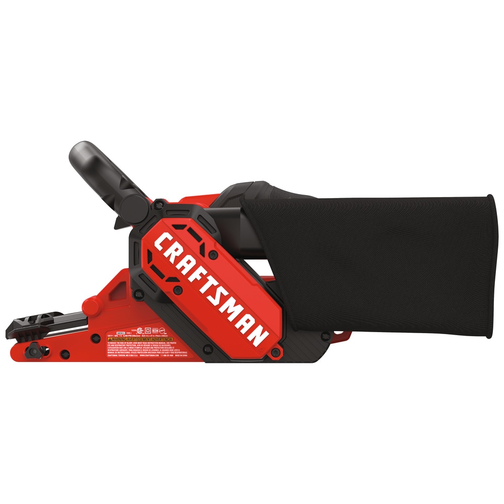 Lijadora de banda CRAFTSMAN de 120 voltios y 7 amperios con manejo de polvo CMEW213