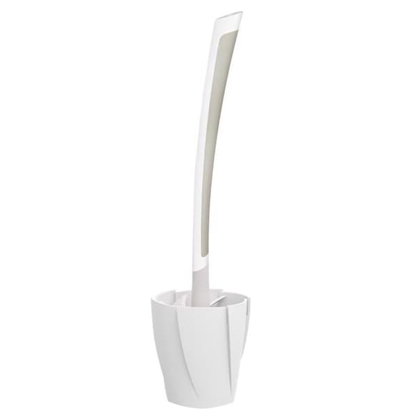 Mejor Vida Mejor Vida Cepillo y Soporte para Taza de Baño Looeez Blanco - 17253