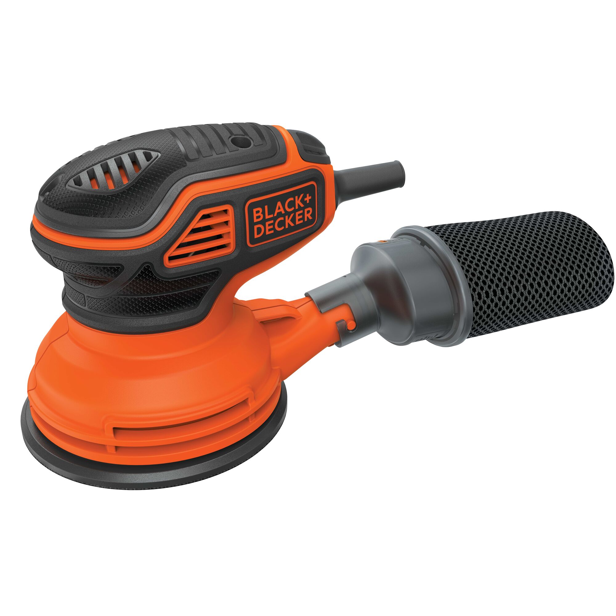 Lijadora orbital con cable BLACK+DECKER de 2.4 amperios con control de polvo BDERO600