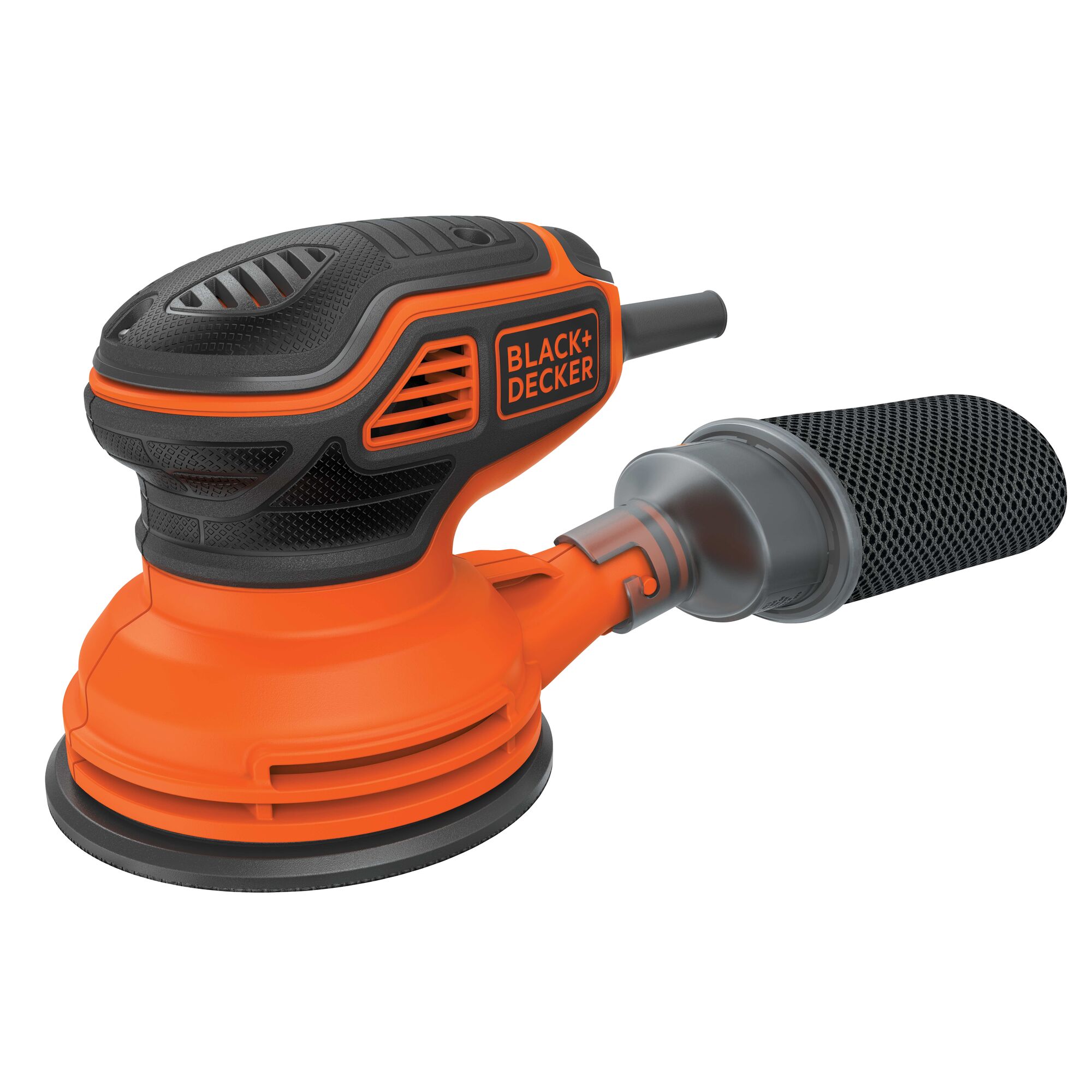 Lijadora orbital con cable BLACK+DECKER de 2.4 amperios con control de polvo BDERO600