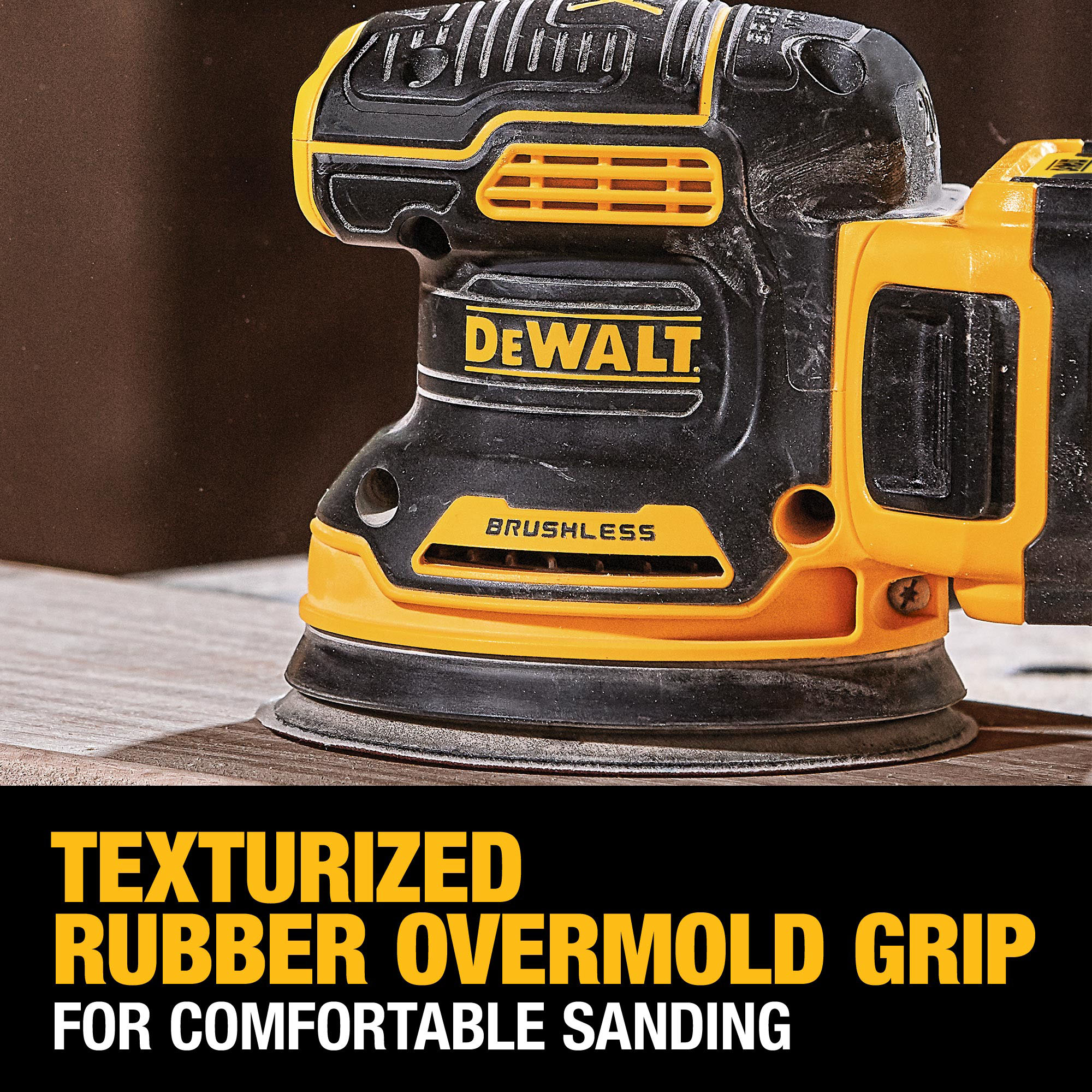Lijadora Orbital Inalámbrica DEWALT XR 20-Volt Brushless de Velocidad Variable con Administración de Polvo - Batería incluida DCW210D1