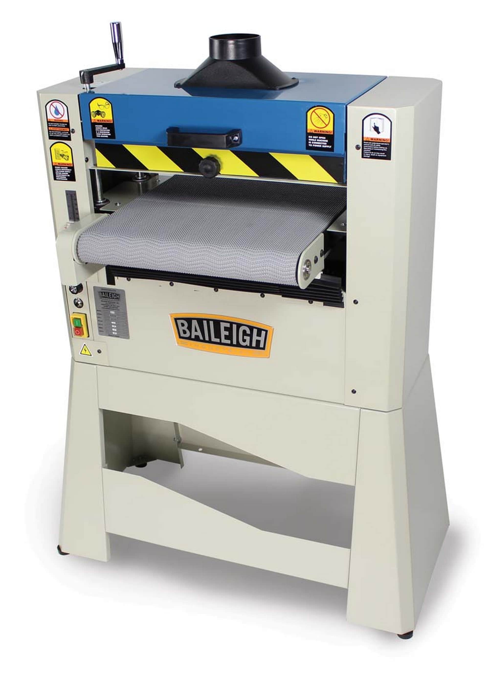 Lijadora de tambor Baileigh Industrial de 220 voltios y 15 amperios con gestión de polvo BA9-1007013