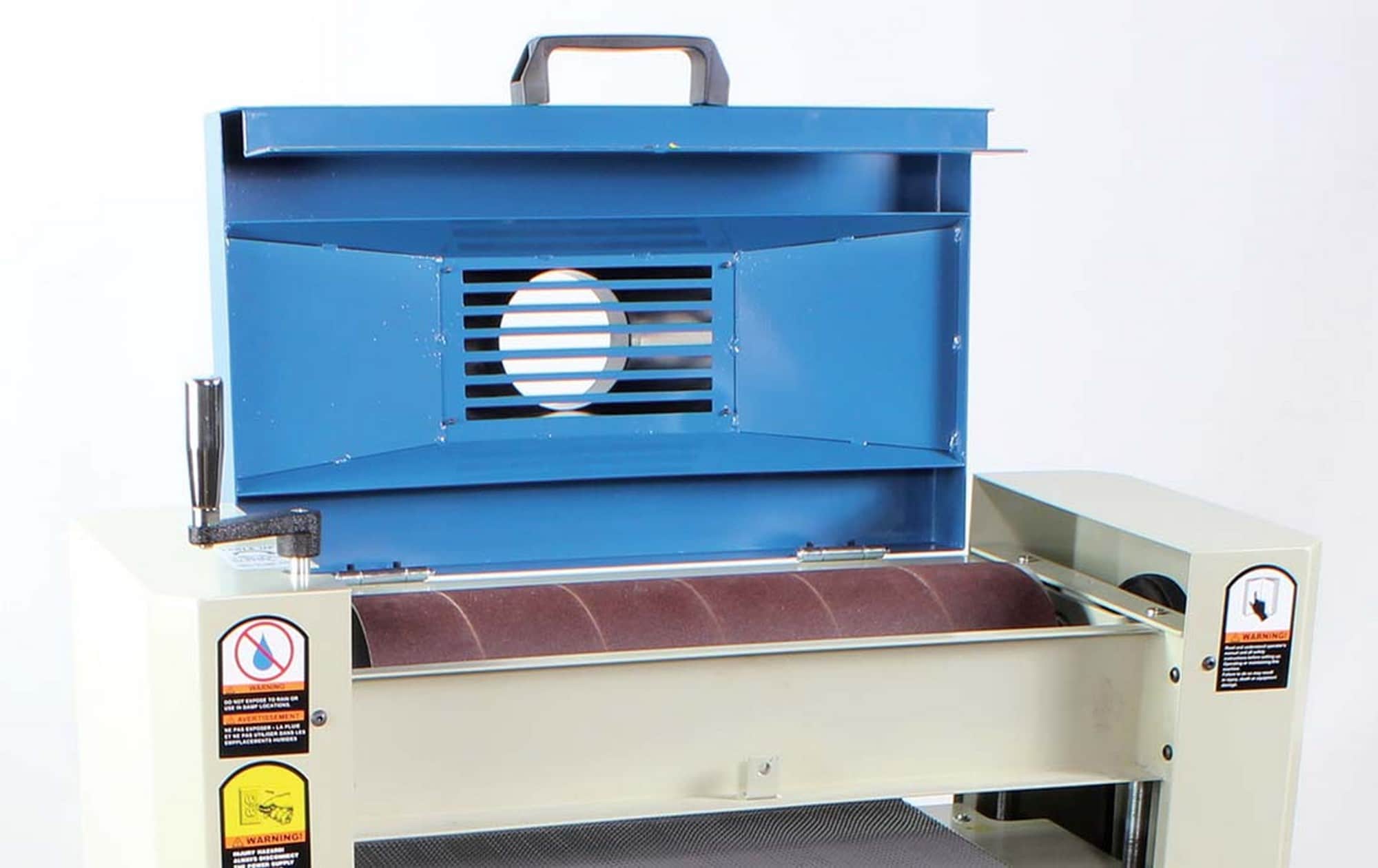 Lijadora de tambor Baileigh Industrial de 220 voltios y 15 amperios con gestión de polvo BA9-1007013