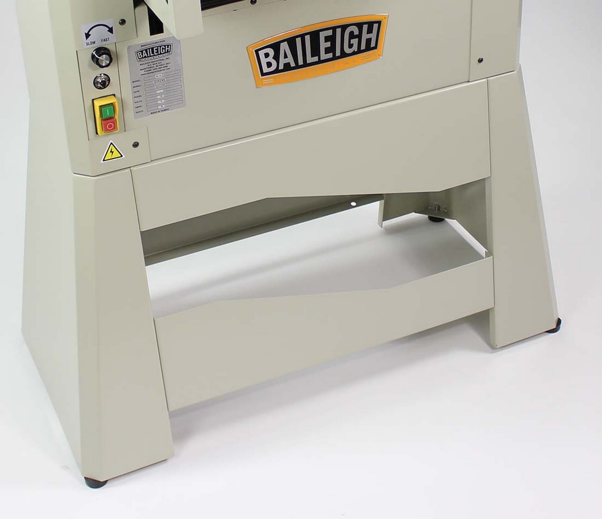 Lijadora de tambor Baileigh Industrial de 220 voltios y 15 amperios con gestión de polvo BA9-1007013
