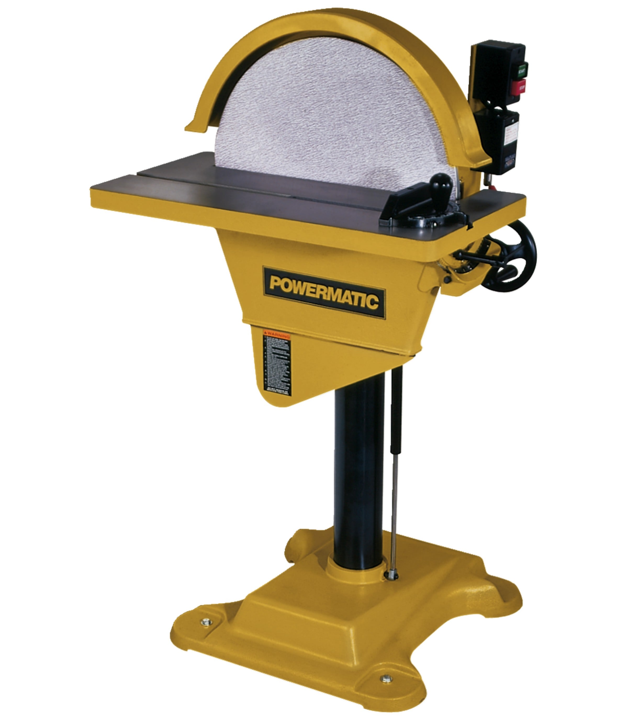 Lijadora de disco Powermatic DS20 de 20 pulgadas, 230 voltios, 30 amperios con Control de Polvo PM9-1791276