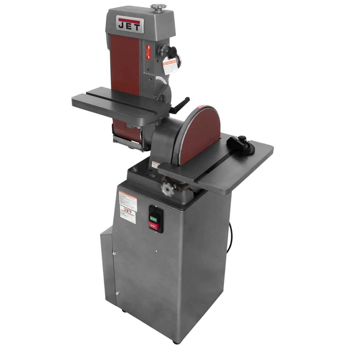 Lijadora de banda/disco JET J-4200A de 115 voltios y 12 amperios con control de polvo JT9-414551