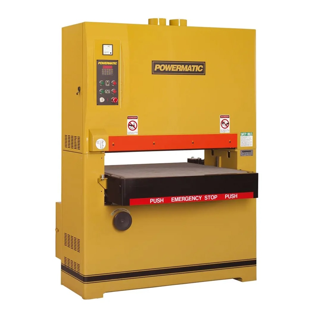Lijadora de banda Powermatic WB-37 de 37 pulgadas, 230 voltios y 70 amperios con manejo de polvo PM9-1790837