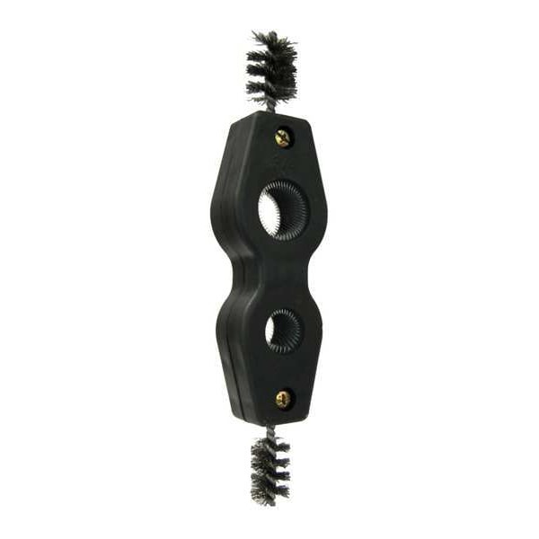 Cepillo de Tubo y Tubería Kissler, Mango de 4 1/2 pulgadas de largo, Cerdas de 1 pulgada de largo, Negro, Polipropileno, 8 pulgadas de largo en total - 08-0615