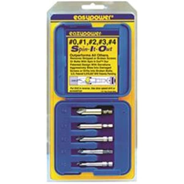 Removedor de tornillos Eazypower 2479551 No.0-4 Spin It Out - 2479551